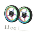 thumbnail image 4 of Ruedas fáciles de usar para neumáticos auxiliares de bicicleta plegable. Pieza de repuesto para ruedas giratorias. Cuerpo grueso colorido, 4 of 9