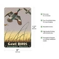 thumbnail image 2 of Game Birds - Canadian Pacific Railway - Vintage Railroad Travel Poster by Thomas (Tom) Hall c.1941 - 8 x 12 inch Vintage Metal Tin Sign, 2 of 4