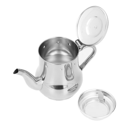 

ESTINK Teapot Easy To Clean Oil Strainer Pot For Hotels Restaurants Homes