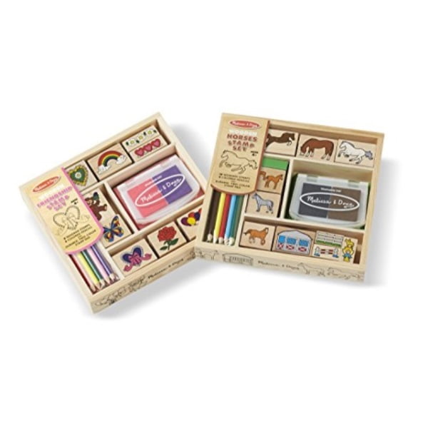 melissa and doug wooden friendship stamp set
