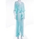 thumbnail image 5 of VISgogo, bata de felpa de manga larga para mujer, Kimono de lujo transparente, camisón de picardías extralargo VISgogo moda, 5 of 7