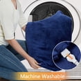 thumbnail image 4 of 33"x22" Heated Pad for Back Pain Electric Weighted Heating Pads with Auto Shut off Large, Full Body Back Heat Pad Fast Heating, 4 Temperature Settings, Navy Blue, 4 of 8