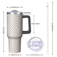 thumbnail image 4 of Modern 40oz Tumbler– Stainless Steel Insulated Tumbler with Handle and Straw, Large Capacity Travel Cup for Hot & Cold Drinks, 4 of 6