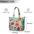 thumbnail image 5 of Flower Women's Large Weekend Travel Bag Moving Canvas Handbag Thick Double Layer Beach Weekend Travel Unisex Hospital Maternity Delivery with Toiletry Waterproof, 5 of 5