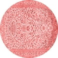 thumbnail image 1 of Ahgly Company Machine Washable Indoor Round Persian Red Traditional Area Rugs, 5' Round, 1 of 4