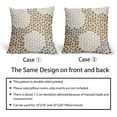 thumbnail image 6 of Brown White Pillow Covers 16x16 Set of 2 Boho Gray Polka Dot Throw Pillows Modern Trendy Print Decorative Outdoor Farmhouse Pillowcase Cushion Cover Linen Pillow Case Decor for Home Sofa Couch Bed, 6 of 6