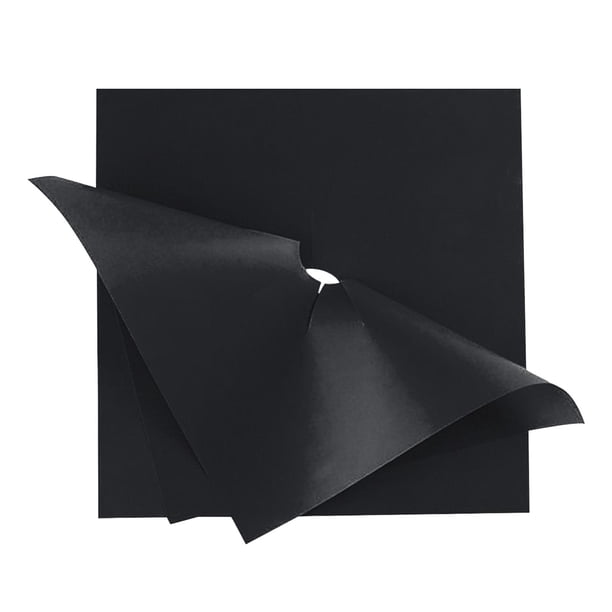 2 protectores reutilizables para quemadores de estufa de gas. Ideales para cocina. Negro
