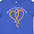 thumbnail image 4 of Inktastic Leukemia Awareness with Orange Ribbon Heart Boys or Girls Baby T-Shirt, 4 of 5