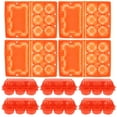 thumbnail image 4 of FRCOLOR 100 Pcs Egg Basket Egg Carton Baby 14.20X9.50X6.00CM Red, 4 of 8