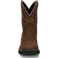 thumbnail image 4 of Justin Boots Womens Gemma Embroidered Round Toe Cowboy  Ankle Boots, 4 of 7