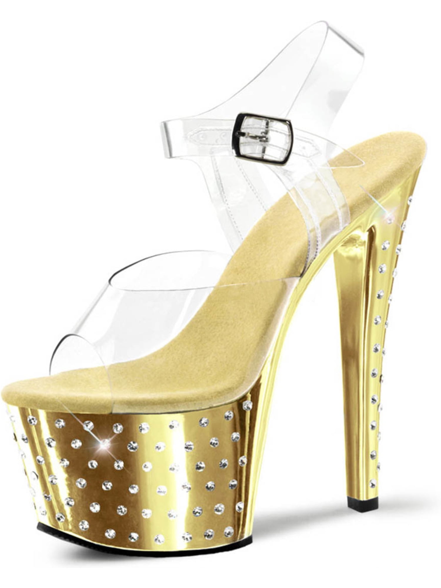 walmart gold sandals