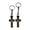 Black, variant on Black Walnut Cross,Handheld Wooden Cross,Faith Embraces Cross,Cross My Heart Encouragement Gift for Family Friends,Wood Crosses for Crafts Spiritual Companion and Relieve Stress (2 Keychain)