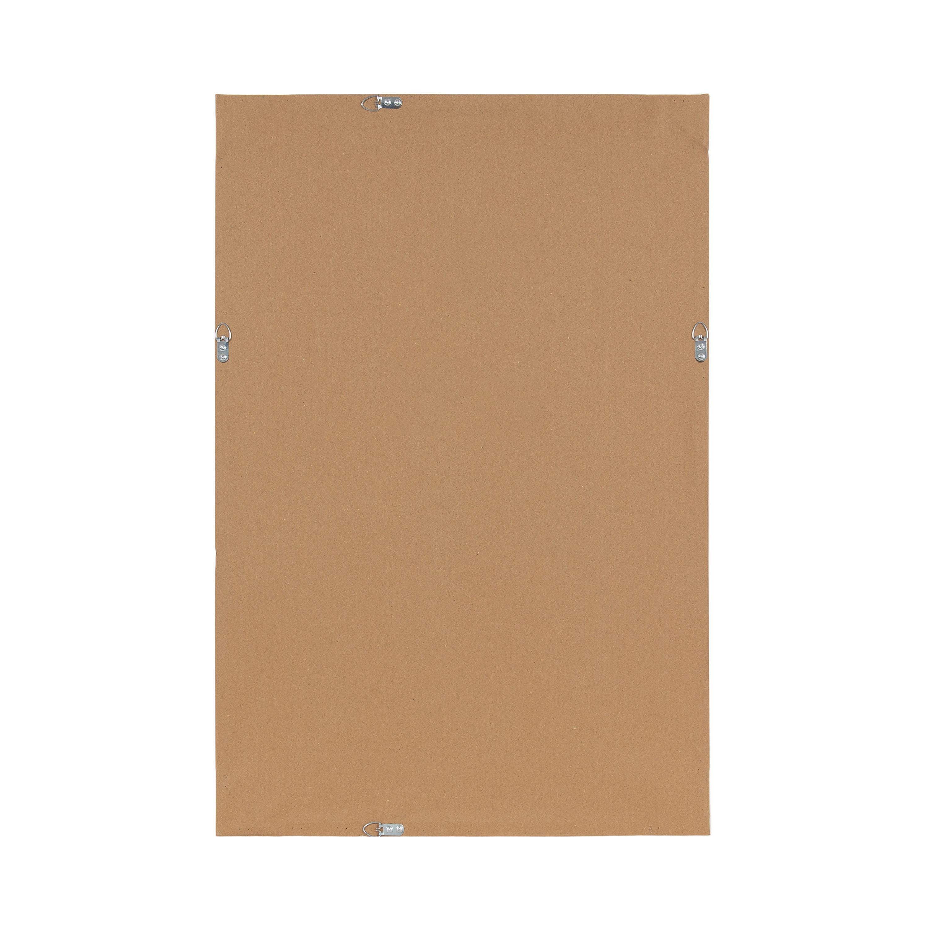 Kate and Laurel Makenna Rectangle Framed Linen Fabric Pinboard, 24 x 36, Soft White, Traditional Beaded Bulletin Board for Vintage Home Wall Organization or Aspirational Vision Board