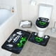 thumbnail image 3 of Juego de alfombras de baño de 3 piezas del equipo Seahawks Alfombra antideslizante para baño de 24 x 16 pulgadas, 3 of 7