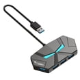 thumbnail image 1 of Expansor de Concentrador USB 3.0 Tipo C de 7 Puertos Adaptador OTG de Alta Velocidad de 5 Gbps Estación de Acoplamiento para Computadora Portátil Disco Duro Ratón Teclado B, 1 of 5