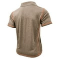 thumbnail image 5 of Men's Casual Polo Shirts Classic Short Sleeve Button Tees Basic Golf Shirt Cotton Top with Pocket, 5 of 5