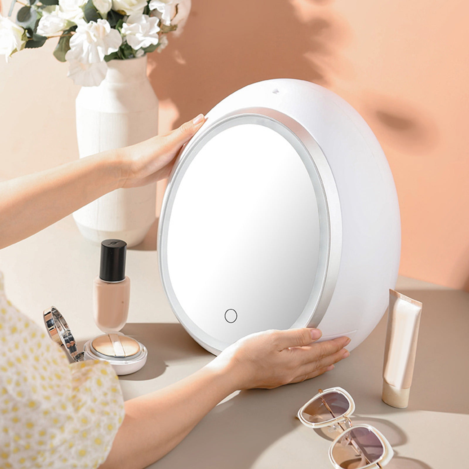 ORGANIZADOR DE MAQUILLAJE ESPEJO Y LUZ