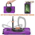 thumbnail image 4 of For Samsung Galaxy Tab Active5/Tab Active3 8 Inch Case, 360 Rotatable Handle Stand, Shoulder Strap, Drop-Proof Design, Purple, 4 of 7