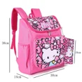 thumbnail image 3 of Mochila de lona de gran capacidad de la serie Sanrioed Anime, mochila escolar Kawaii My Melody, Kuromi, Hellokittys, Cinnamoroll, portátil para estudiantes, 3 of 5