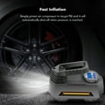 thumbnail image 2 of AUDEW Portable Electric Air Compressor Pump for Tires Inflators with LED Light, ABS 12V 120W 150PSI, Universal for Car, Truck, Bicycle, RV and Other Inflatables, 2 of 9