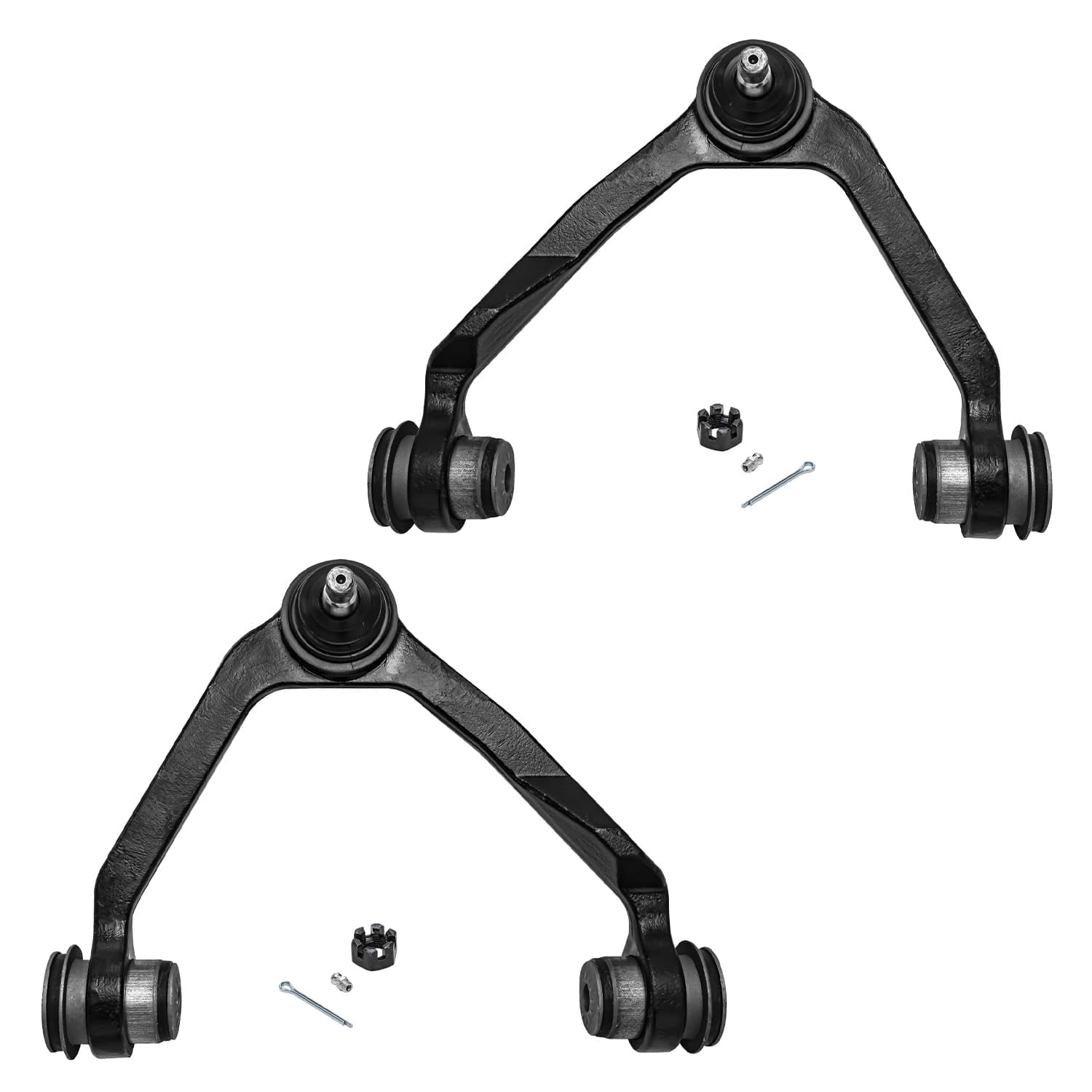 Detroit Axle - 15pc Suspension Kit for 4WD Ford F-150 Expedition F-250 Lincoln Navigator, Upper Lower Control Arms, Sway Bars, Tie Rods, Center Link, Idler & Pitman Arms, Replacement