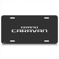 thumbnail image 2 of Dodge Grand Caravan Carbon Fiber Look Graphic Aluminum License Plate, 2 of 5