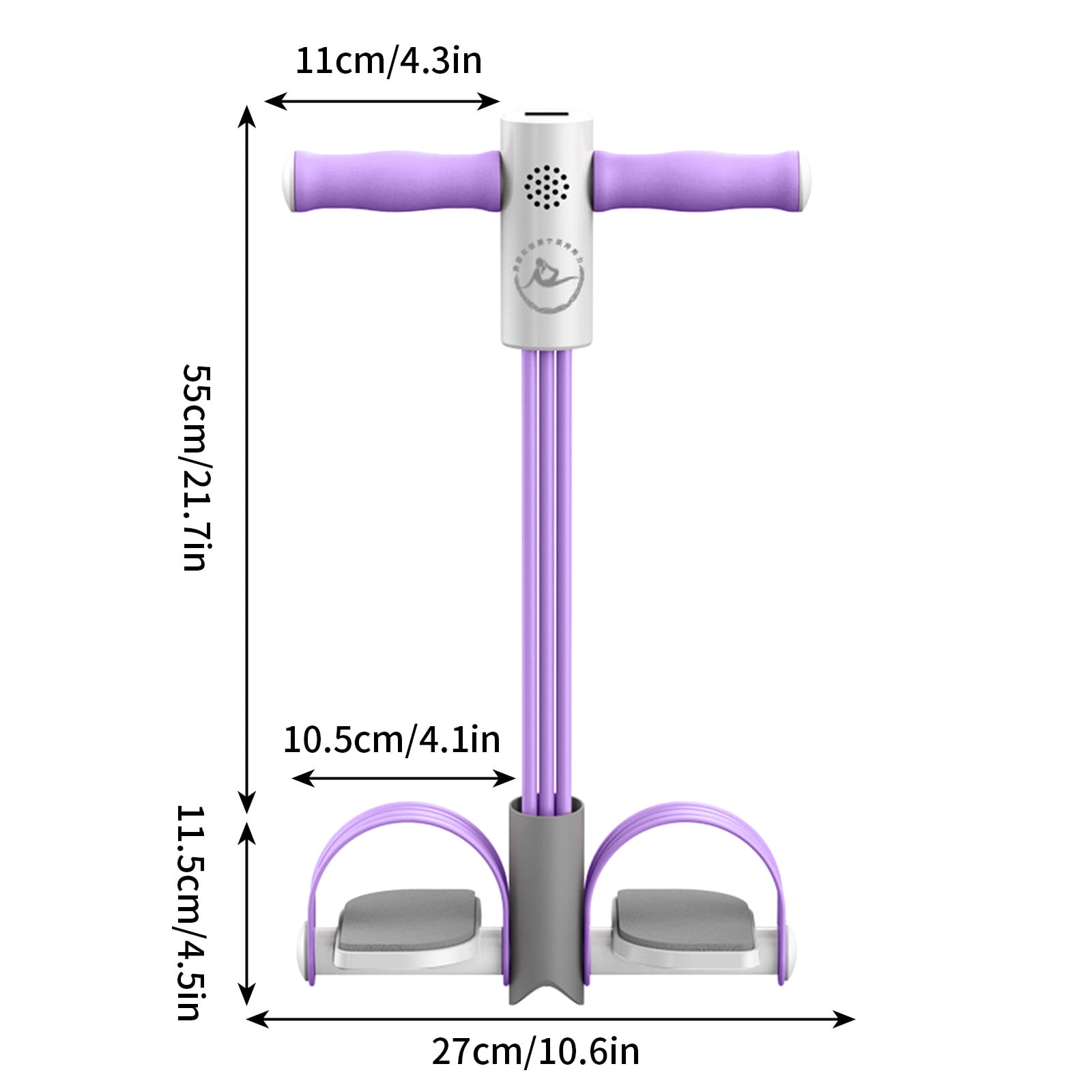 Upgrade Foot Pedal Resistance Bands with Handles, Women Exercise Bands for Multifunction Fitness Equipment With LED Counting, Core, ABS, Thigh , Arms, Pilates, Strength, Equipment for Home Workout