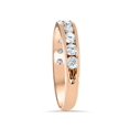 thumbnail image 2 of 3/4ct 10k Rose Gold Diamond Wedding Anniversary Ring, 2 of 2