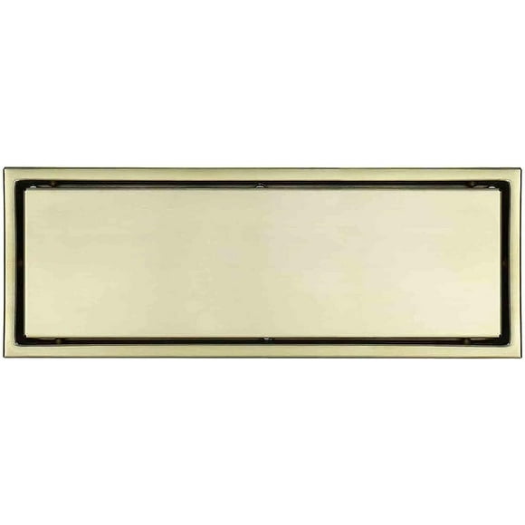 Stainless Steel Floor Drain Rectangular Linear Shower Floor Drain with Drainer Accessories