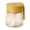 thumbnail image 1 of Empty Glass Seasoning Container, Glass Salt and Pepper Shaker Jars Bottles with Spoon, Large Capacity Spice Jars for Kitchen Cooking, 1 of 6