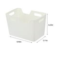 thumbnail image 3 of pvdgvd Plastic Storage Bins with Four Handles, for Pantry Organization, Multi-Purpose Plastic Bins for Home & Office Organization, 3 of 8