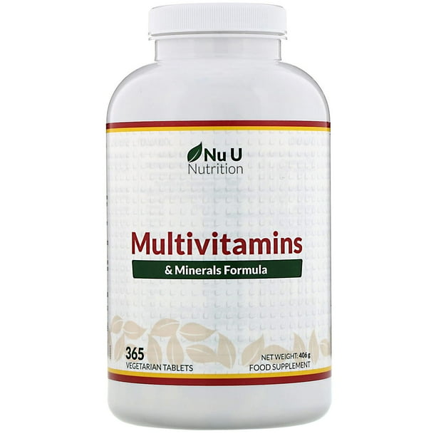 nu-u-nutrition-multivitamins-minerals-formula-365-vegetarian-tablets-walmart-walmart