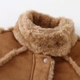 thumbnail image 4 of Jalioing Infant Baby Snowsuit Thick Thermal Long Sleeve Stand Collar Fleece Rompers Winter Clothes Zipper Jumpsuit, 4 of 6
