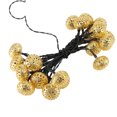 thumbnail image 2 of 20LED Solar Light Globe String Lights Holiday Decoration Light for Christmas Party Gold, 2 of 8