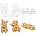 thumbnail image 3 of Juego de 3 Moldes de Plástico Jadeshay para Galletas con Forma de Perro Corgi, 3 of 9
