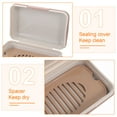 thumbnail image 5 of Raindrops 2-Pack Leakproof Soap Holder Travel Case with Lid, Durable PP Material for Bathroom and Travel, 5 of 8