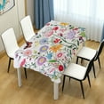 thumbnail image 7 of Wildflowers Rectangle Tablecloth Waterproof Polyester Table Clothative Stain Resistant & Wrinkle Resistant Washable Table Cover for Dining Table/Party/Camping 54x54 Inch Decor Gift, 7 of 7