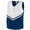 Navy & White, variant on Augusta 9110A Ladies Pride Shell - Black & White- Medium
