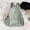 Green, variant on Bear Doll Backpack Fashion All-Match Canvas,Black