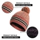 thumbnail image 3 of Gorro de punto 3 en 1, bufanda para guantes para hombres y mujeres, conjunto de invierno, gorro de invierno, bufanda para hombres y mujeres, guantes para pantalla táctil, 3 of 5