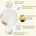thumbnail image 3 of Sunflower Throw Blanket 50x60 Yellow Floral Blanket Blanket for Couch Sofa Bed Soft Cozy Lightweight Fuzzy Plush Fleece Blankets Spring Summer Flower Decorations Blanket 50 by 60, 3 of 6