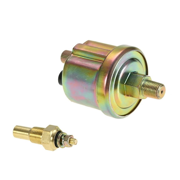 1 52MM Oil Pressure Fahrenheit Water Temperature Gauge Voltmeter Chrome 3 In 1 Gauge Kit  Car Motorcycle Meter