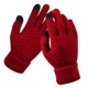 thumbnail image 2 of Qarigey Guantes tejidos de lana de Cachemira para mujer, guantes gruesos cálidos de invierno para pantalla táctil, mitones sólidos guantes y mitones Rojo Qarigey AP000827-01, 2 of 6