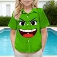 thumbnail image 6 of Piuwrlz 10 Years Boys Short polo Sleeve Teen Funny Graphic Shirts Tops Pocket Pullover T Shirts Green Size 10 Years, 6 of 9