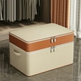 thumbnail image 1 of SuoKom Double Layer Oxford Zipper Clothes Storage Bag Wardrobe Storage Box Portable Storage Bag Winter Quilt Storage Box, 1 of 7