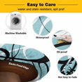 thumbnail image 3 of Elastic Fitted Round Tablecloth, Aqua Geometric Waterproof Stretch Table Cover for 45"-54" Tables, Modern Black White Striped Abstract Lines Washable Outdoor Tablecloths for Patio, Picnic, Camping, 3 of 9