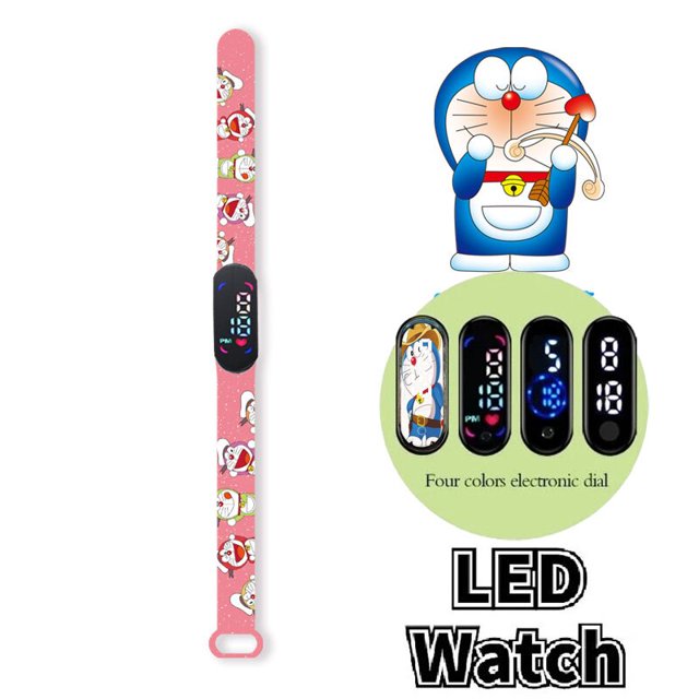 Pokemon Anime Kawaii Pika Chuka Jingle Cat Pass Digital impermeable LED electrónico niños niñas reloj juguetes de regalo de cumpleaños para niños