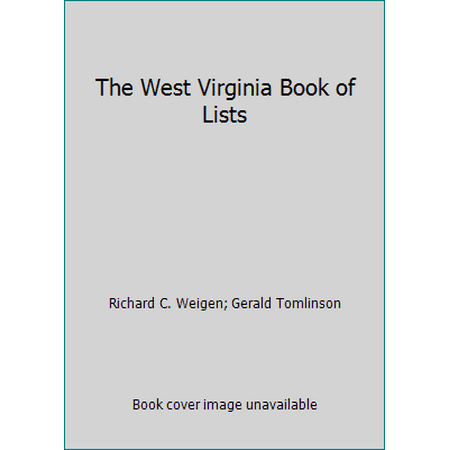 The West Virginia Book of Lists, Used [Paperback]