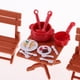 thumbnail image 3 of Set de Mesa y sillas En Miniatura para casa de muñecas 1/12 CUTICAT, 3 of 8