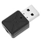 thumbnail image 1 of Adaptador inalámbrico negro adaptador de modo transmisor ABS de amplia compatibilidad en modo receptor para sistemas estéreo domésticos sin TV, 1 of 8